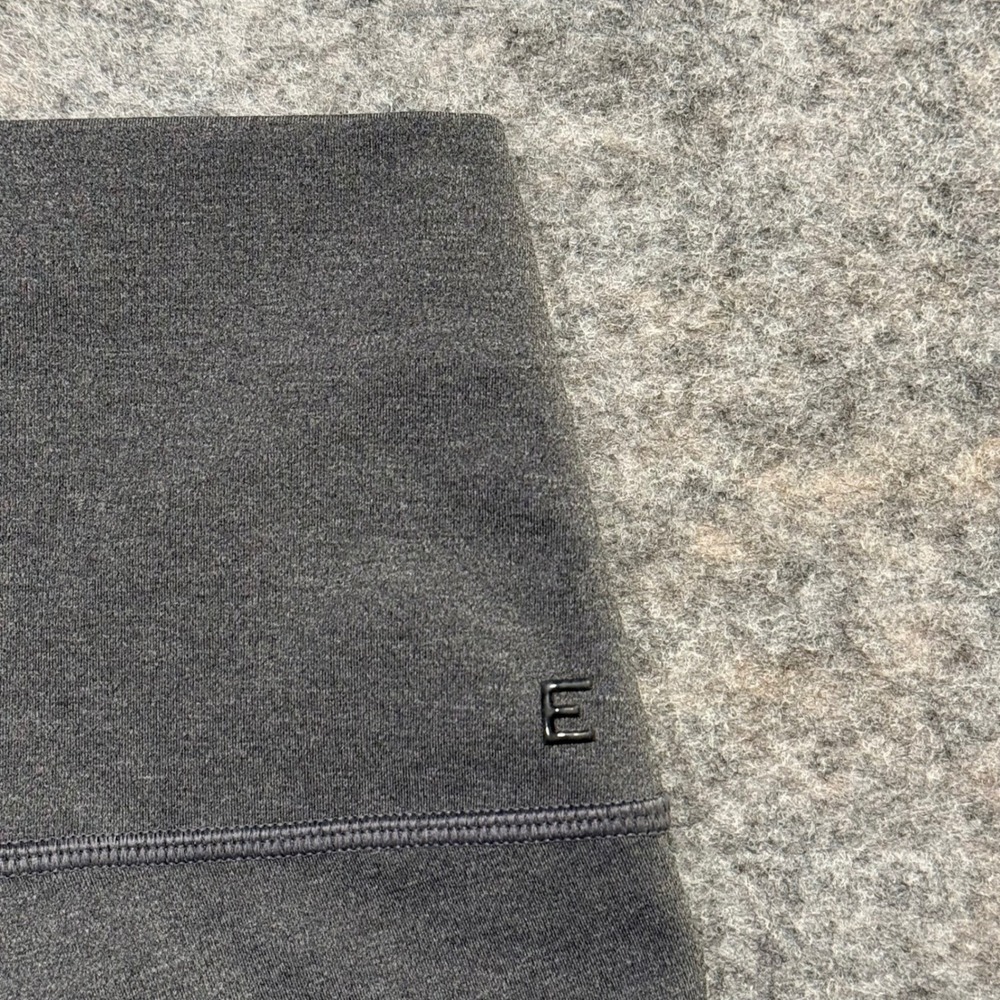 Everlane Perform Bike Short Charcoal Gray XS High Waist Minimalist Activewear - Picture 4 of 8